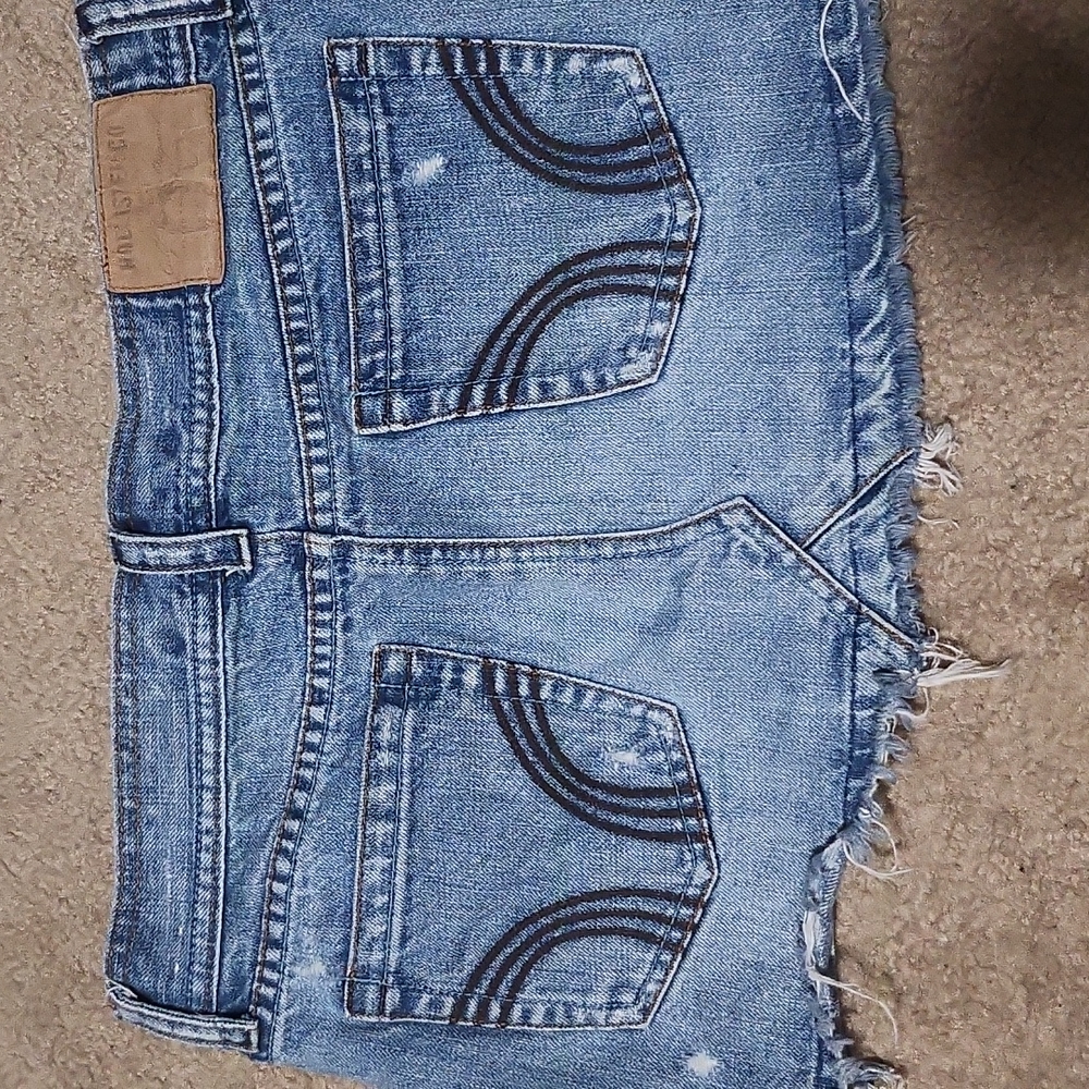 Hollister denim skirt